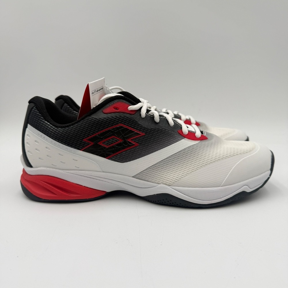 Lotto Mirage 400 ALR Mens Size 12 Sneakers Tennis Shoes White Red Black 220551